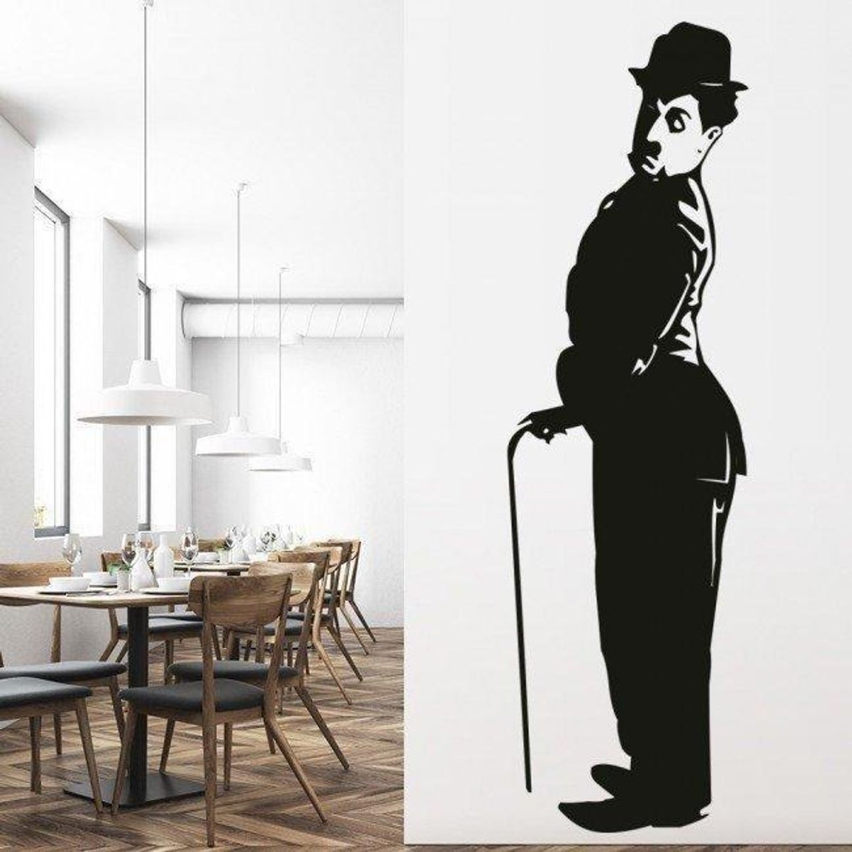 GENERICO - Decomural Charlie Chaplin Movies Film WS-33989