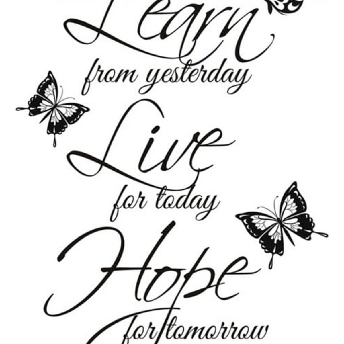 GENERICO - Decomural Learn Live Hope Inspirational WS-32403