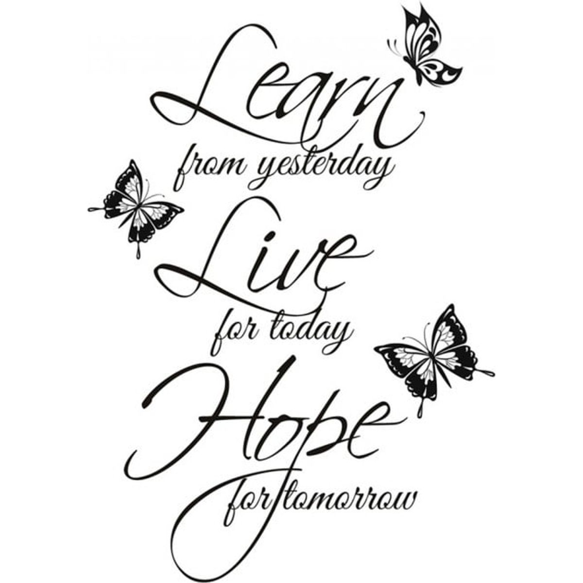GENERICO - Decomural Learn Live Hope Inspirational WS-32403