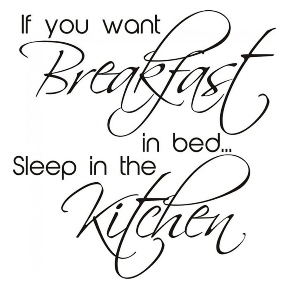 GENERICO - Decomural Breakfast In Bed Kitchen WS-32405