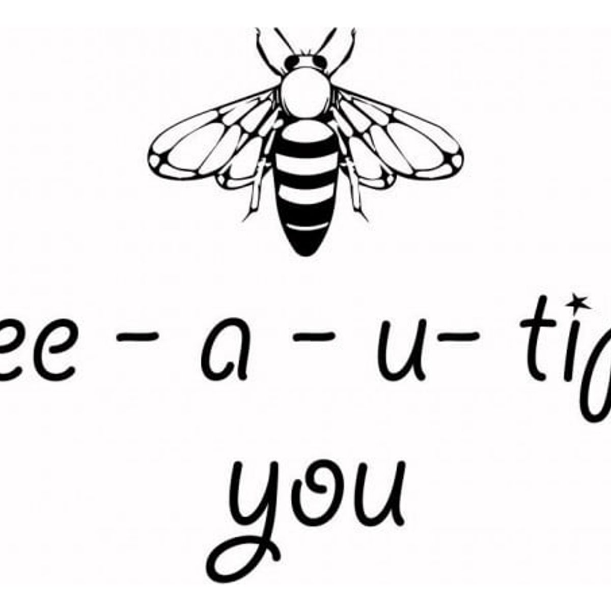 GENERICO - Decomural Bee-a-e-tiful You Inspirational WS-43936