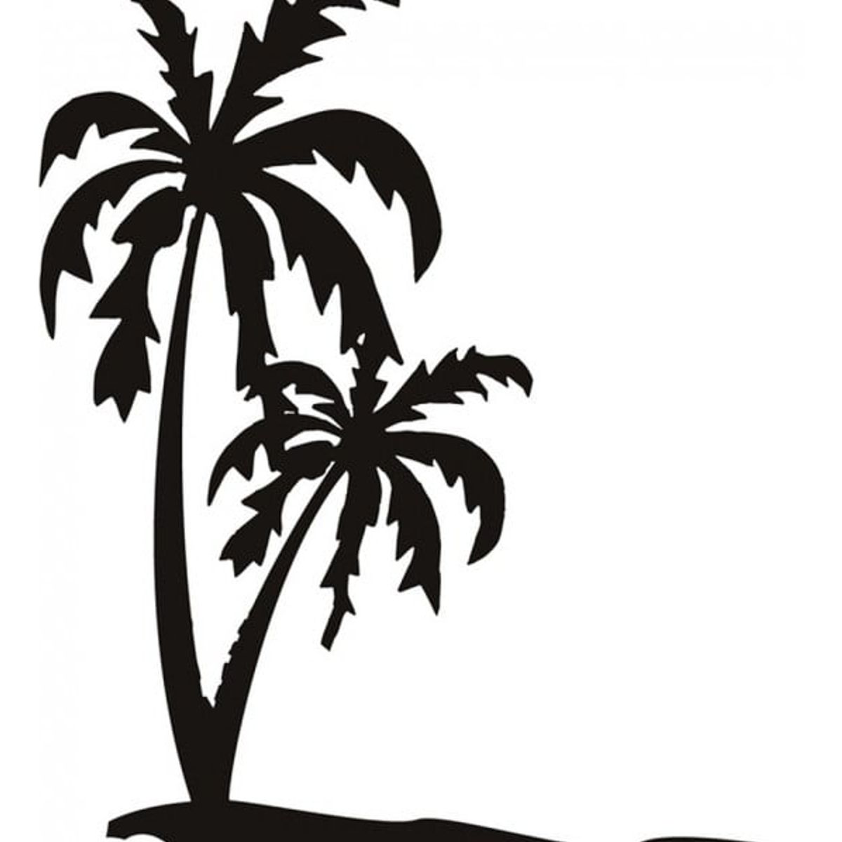 GENERICO - Decomural Palm Trees Tropical Beach WS-18569