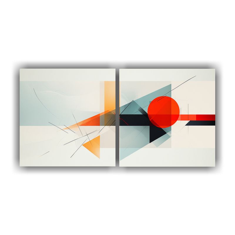 GENERICO - Cuadro Minimalista Abstracto Para Decoración 140x70 Cm