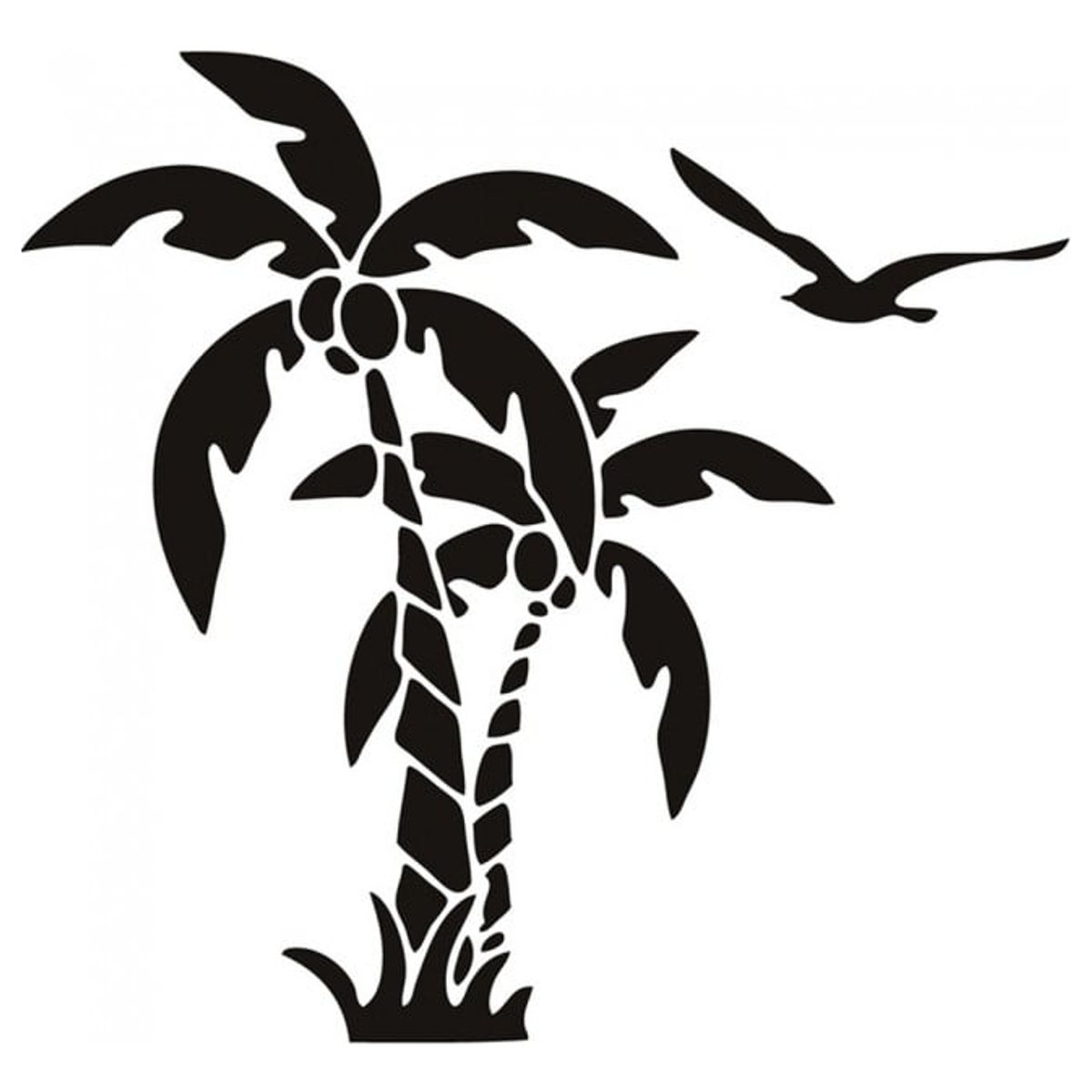 GENERICO - Decomural Palm Tree Tropical Birds WS-18570