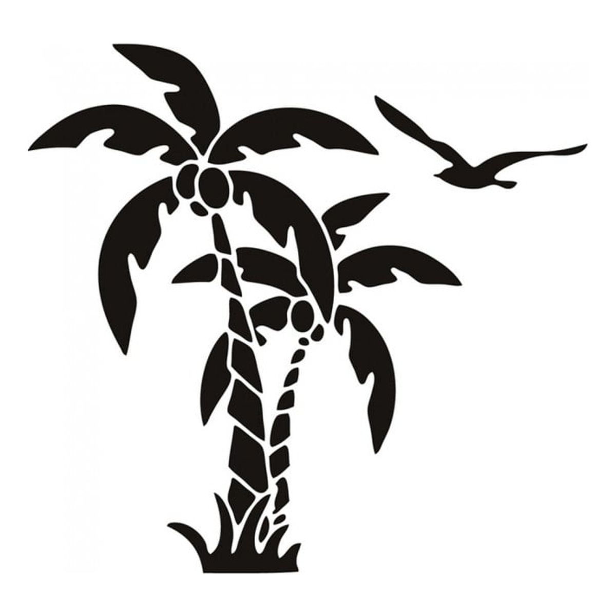 GENERICO - Decomural Palm Tree Tropical Birds WS-18570