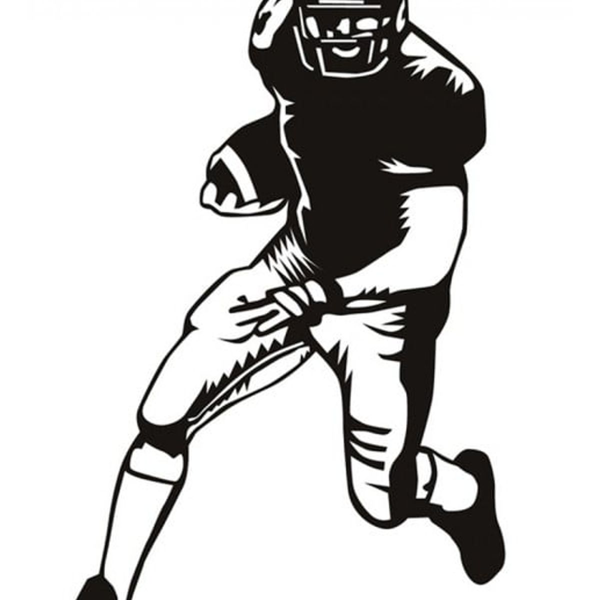 GENERICO - Decomural American Football Player Sports Gym WS-18575