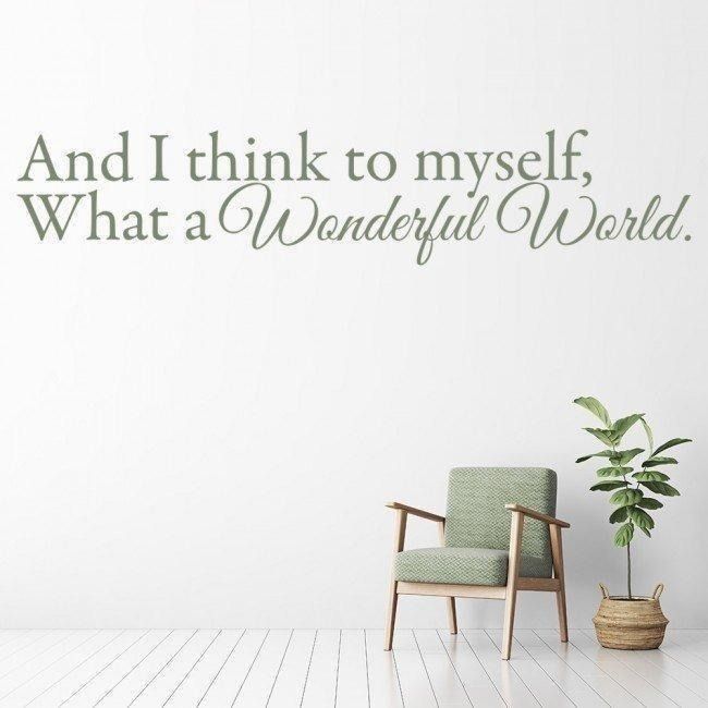 GENERICO Decomural Louis Armstrong What A Wonderful World WS-32415 ...