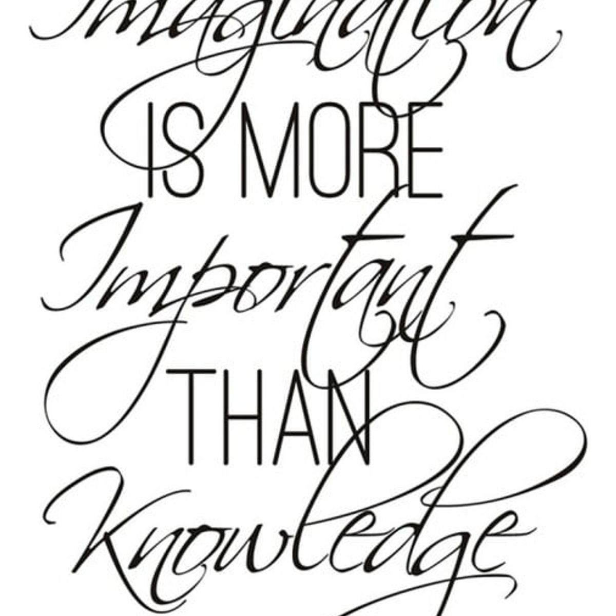 GENERICO - Decomural Imagination Albert Einstein WS-32418