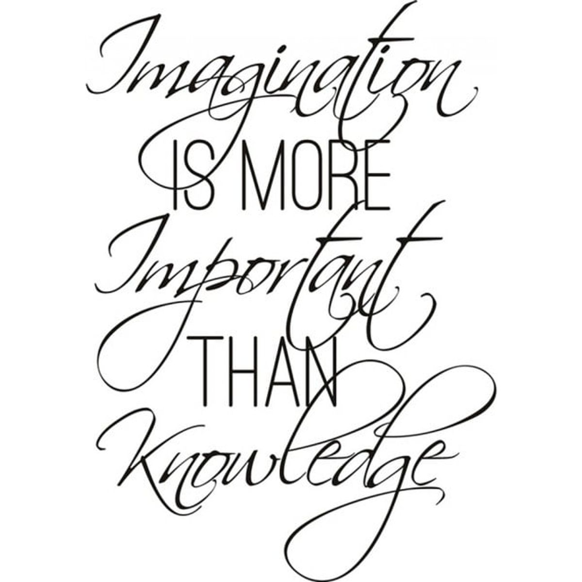 GENERICO - Decomural Imagination Albert Einstein WS-32418