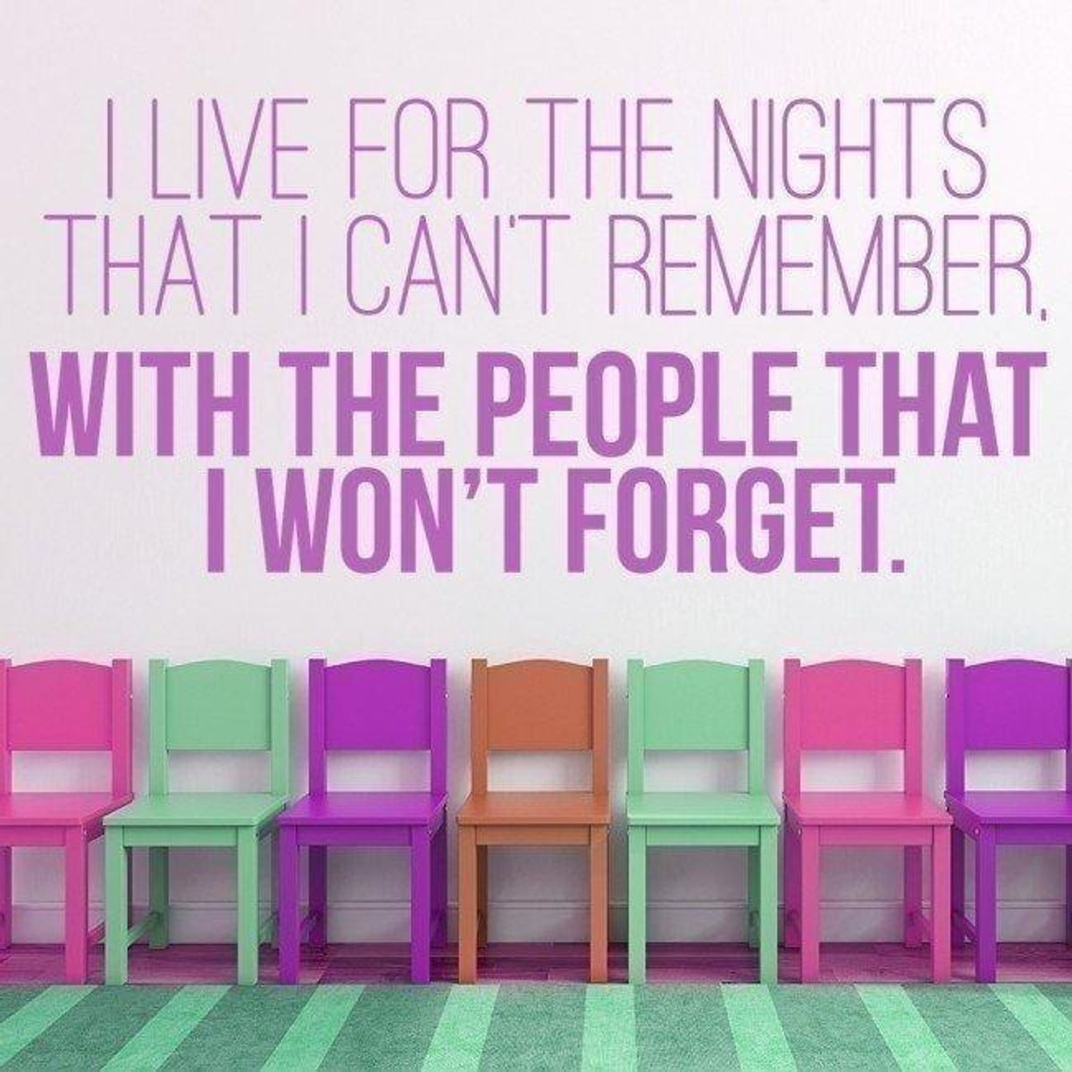 GENERICO - Decomural I Live For The Night Friendship WS-32420