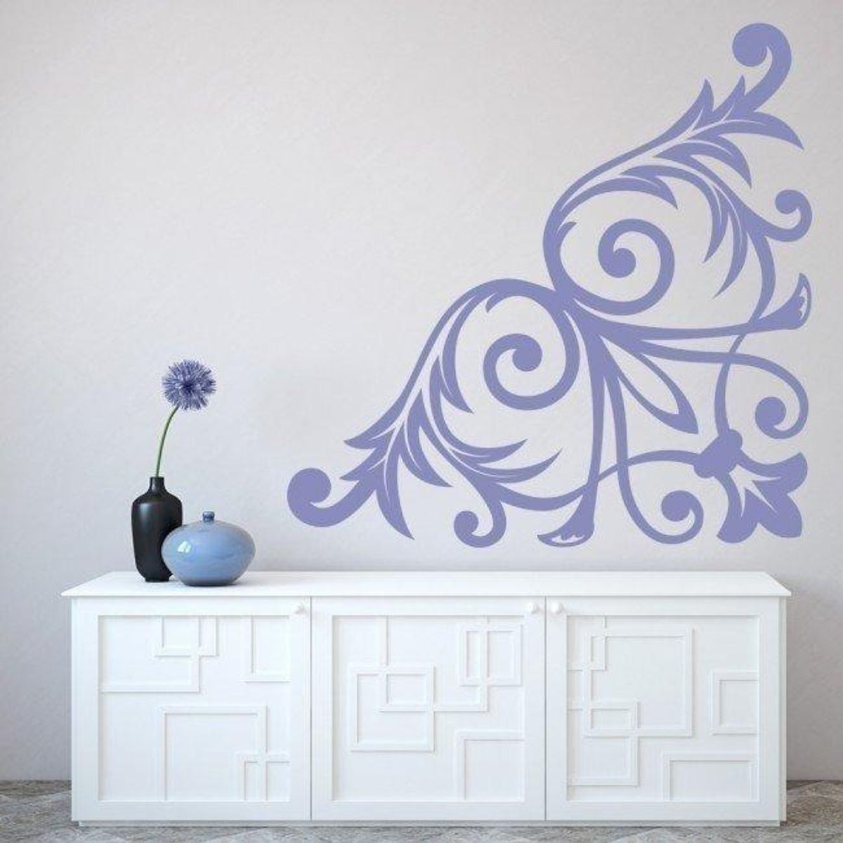 Decomural Floral Damask Corner WS-18590, marca GENERICO - Foto 2
