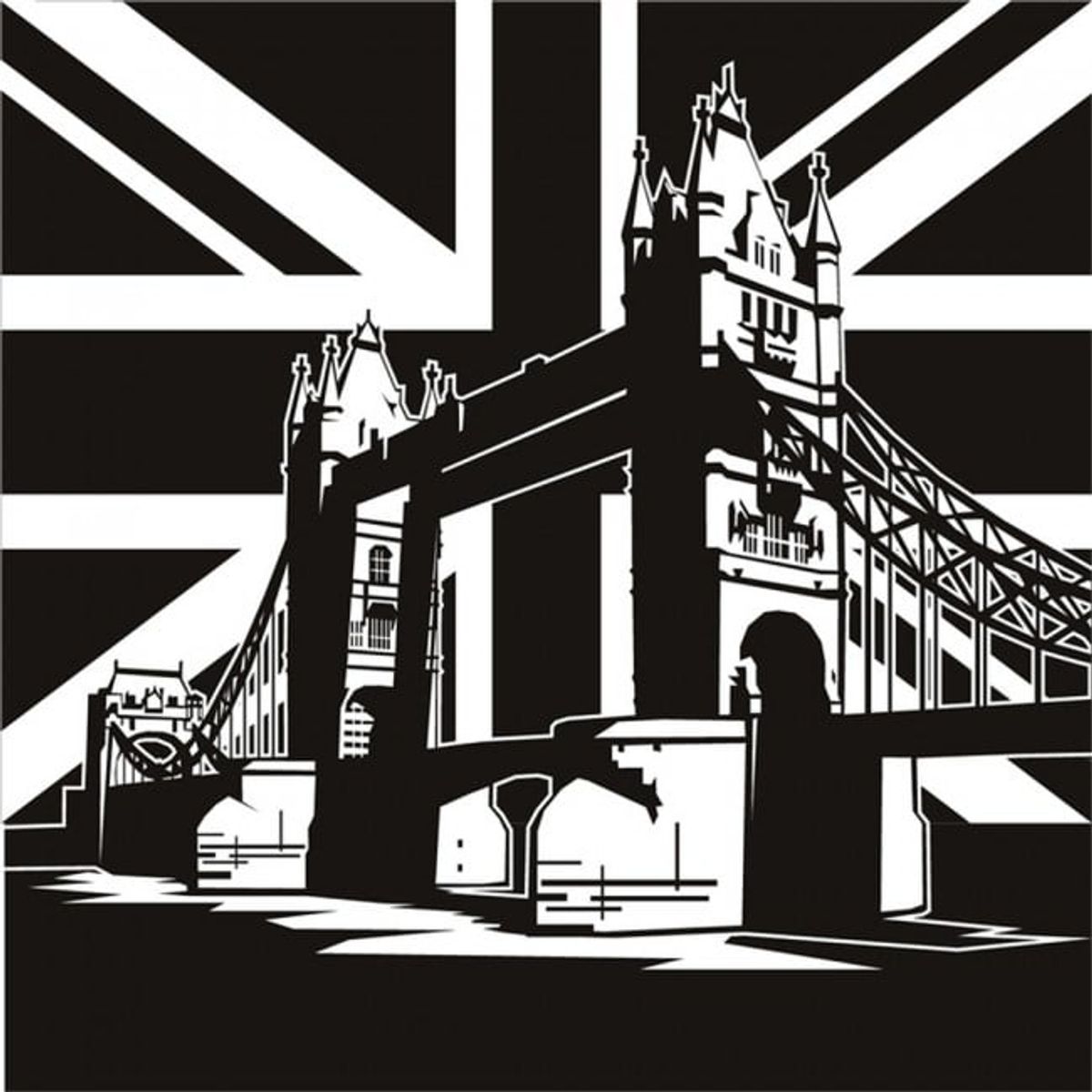 GENERICO - Decomural Tower Bridge London Union Jack WS-18595