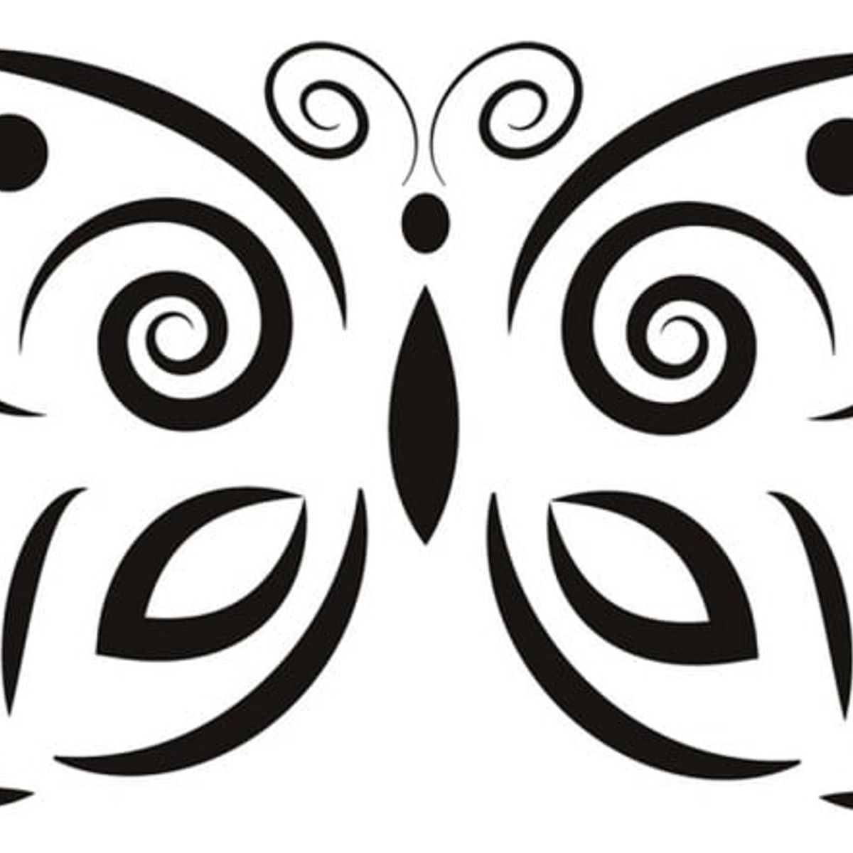 GENERICO - Decomural Simple Butterfly Girls Butterflies WS-18602