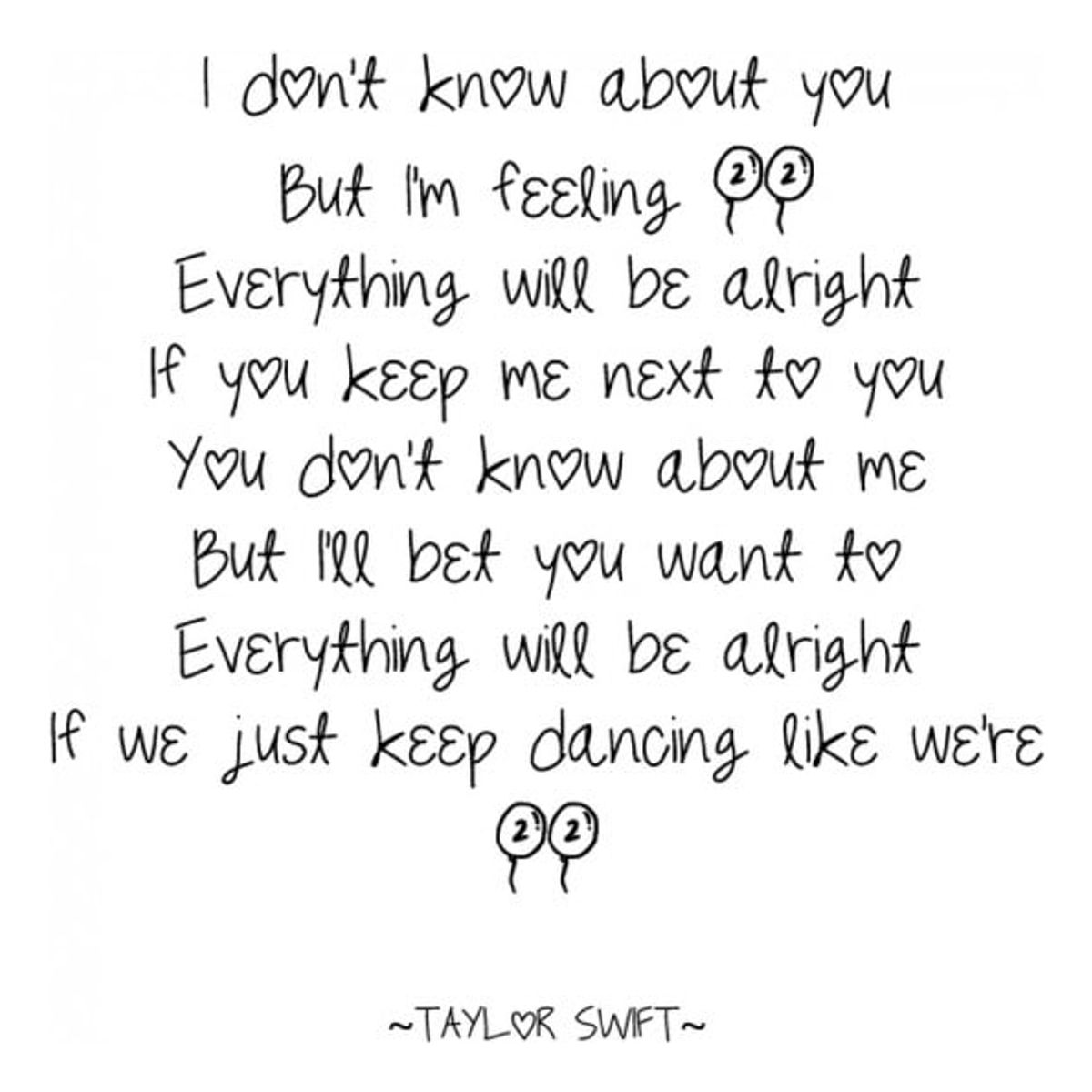 GENERICO - Decomural Im Feeling 22 Taylor Swift WS-34084