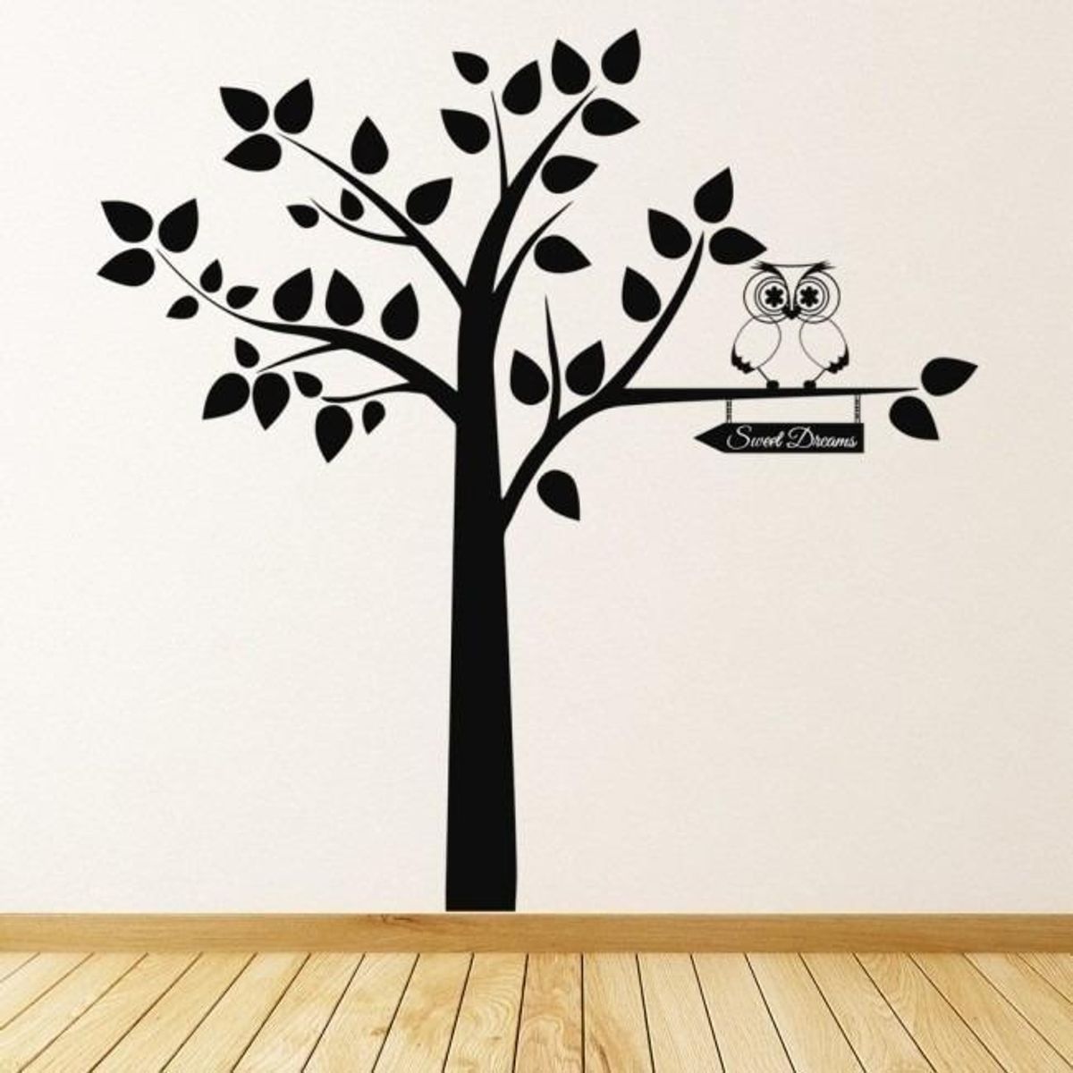 GENERICO - Decomural Owl Tree Nursery Baby WS-32456