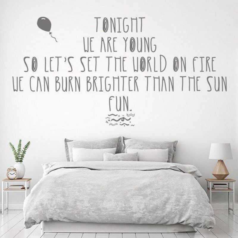 GENERICO - Decomural We Are Young Fun Song Lyrics WS-34090