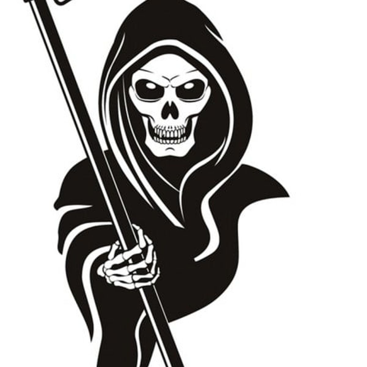 GENERICO - Decomural Grim Reaper Skull Halloween WS-18635