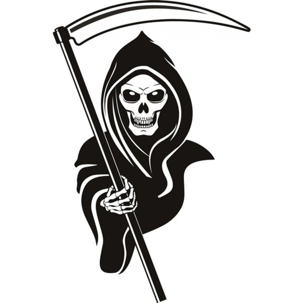 GENERICO - Decomural Grim Reaper Skull Halloween WS-18635