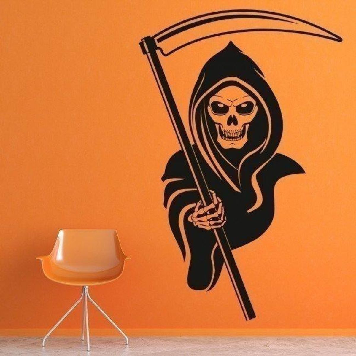 GENERICO - Decomural Grim Reaper Skull Halloween WS-18635