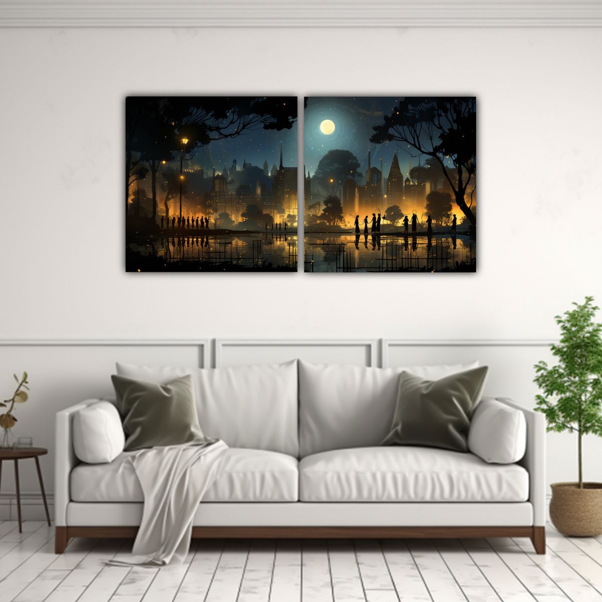 GENERICO - Cuadros Tonos Modernidad Crea Una Pintura 120x60 Cm