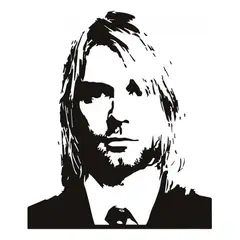 GENERICO - Decomural Kurt Cobain Nirvana Rock Music WS-32472