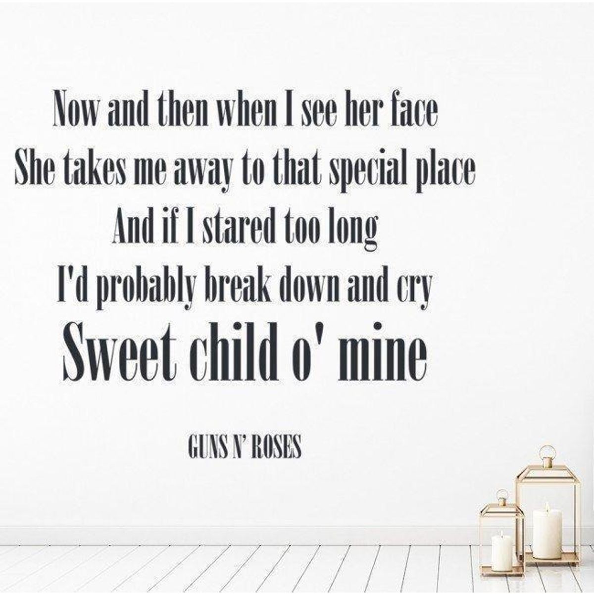 GENERICO - Decomural Guns N Roses Sweet Child O Mine WS-34102