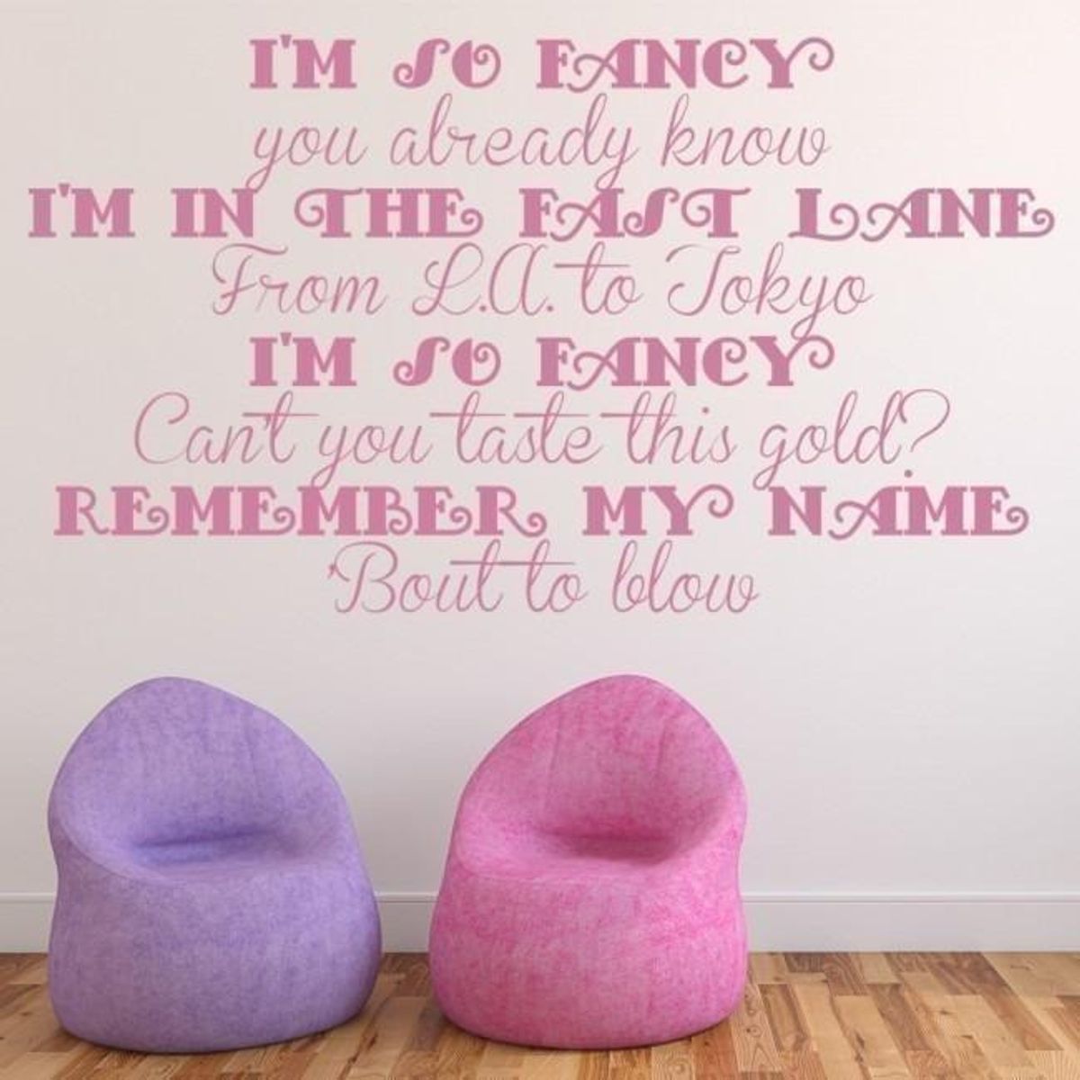 GENERICO - Decomural Fancy Iggy Azalea Song Lyrics WS-34103