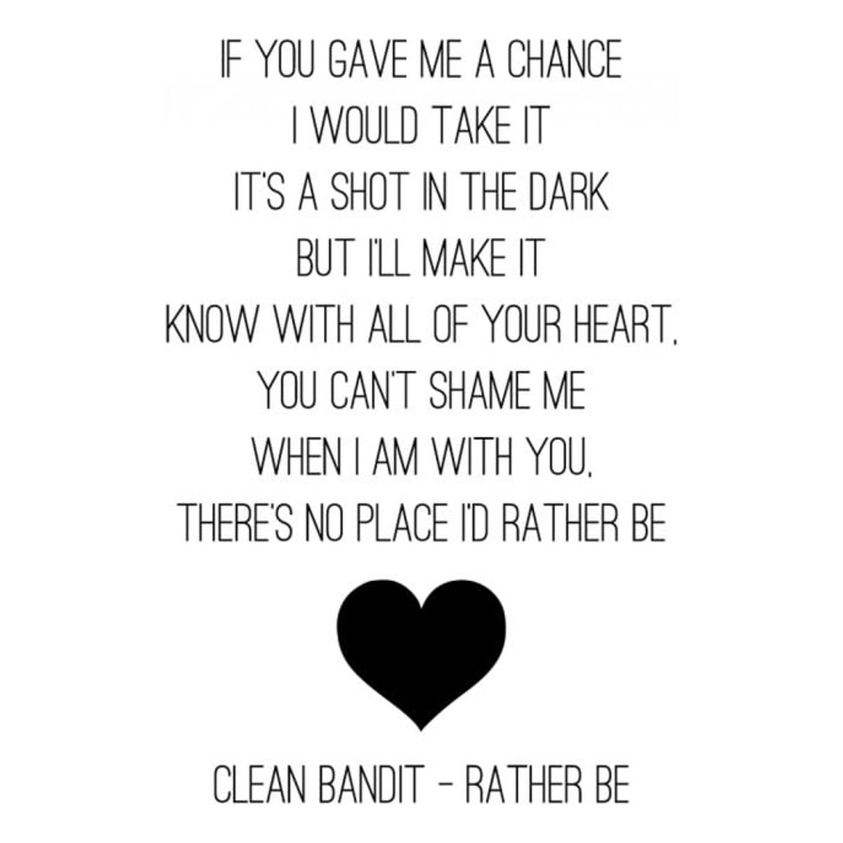GENERICO - Decomural Rather Be Clean Bandit WS-34105