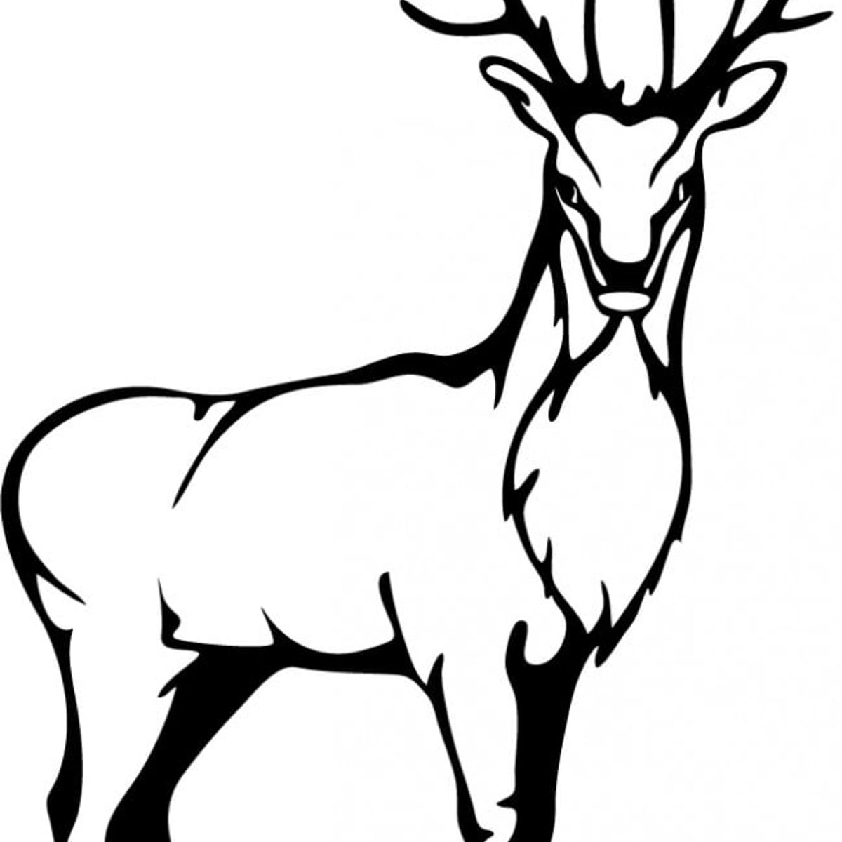GENERICO - Decomural Standing Stag Woodland Animals WS-18644