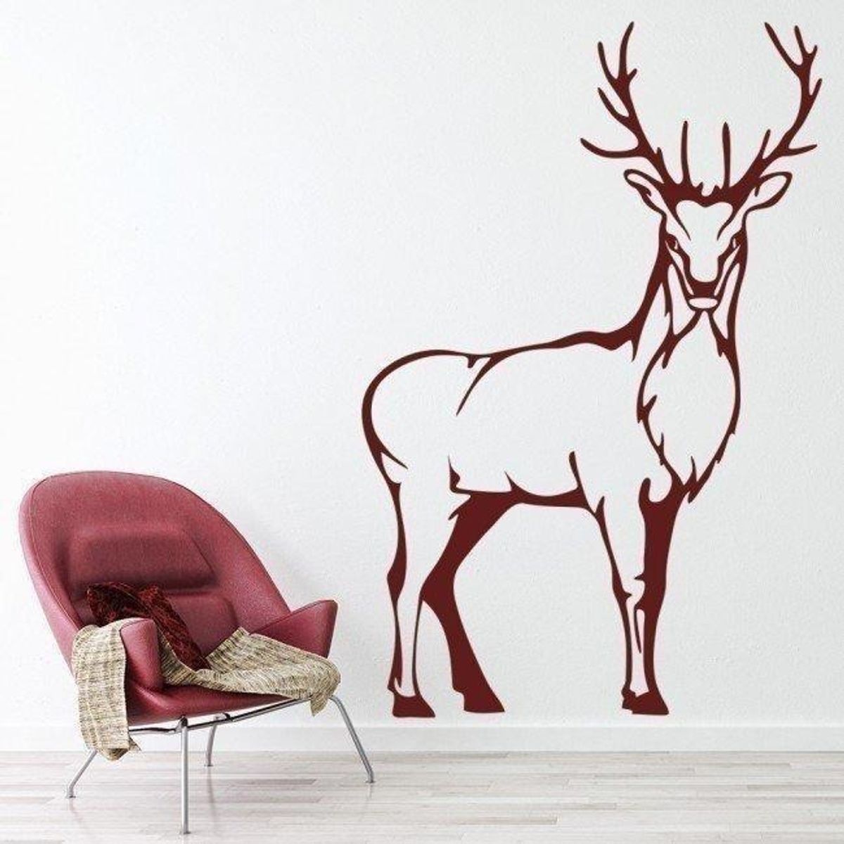 GENERICO - Decomural Standing Stag Woodland Animals WS-18644
