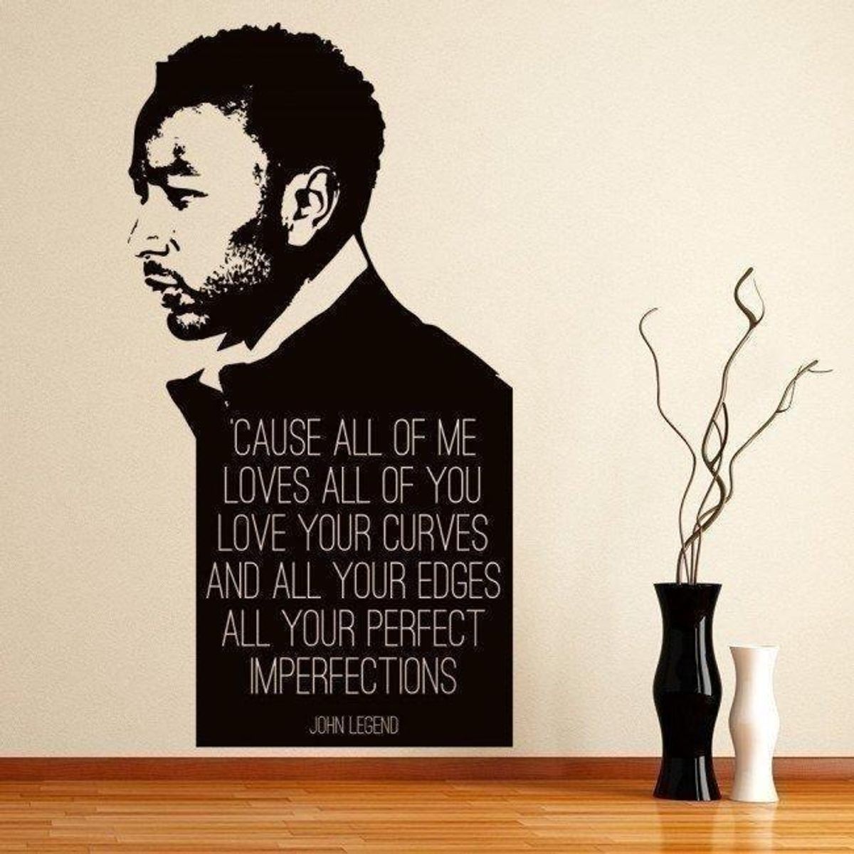 GENERICO - Decomural John Legend All Of Me Song Lyrics WS-34106