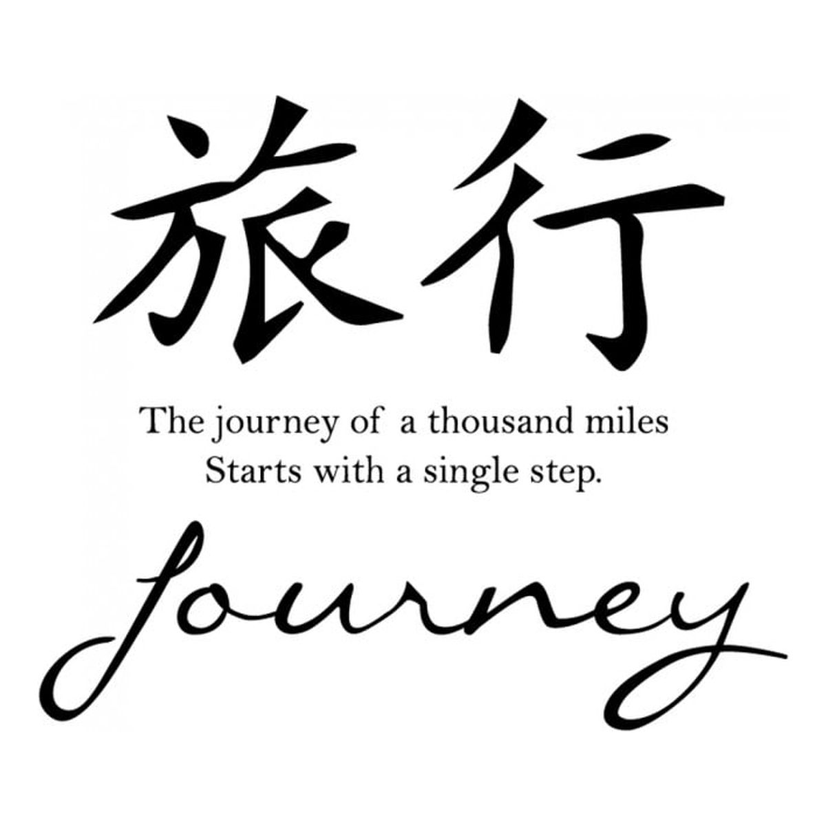 GENERICO - Decomural Journey Chinese Symbol WS-34115