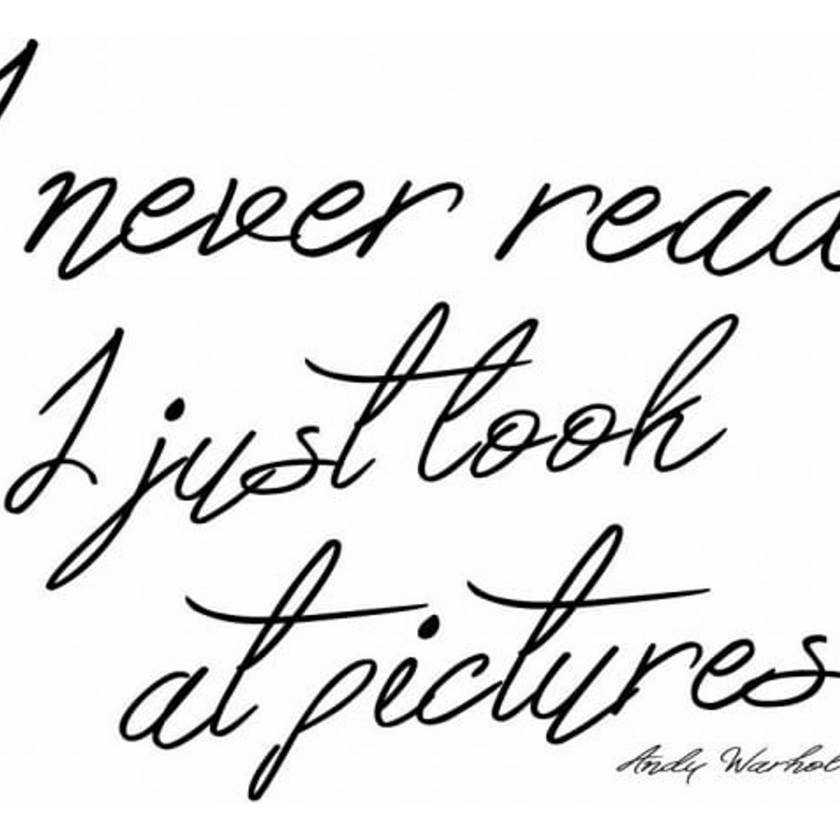 GENERICO - Decomural I Just Look At Pictures Andy Warhol WS-44019