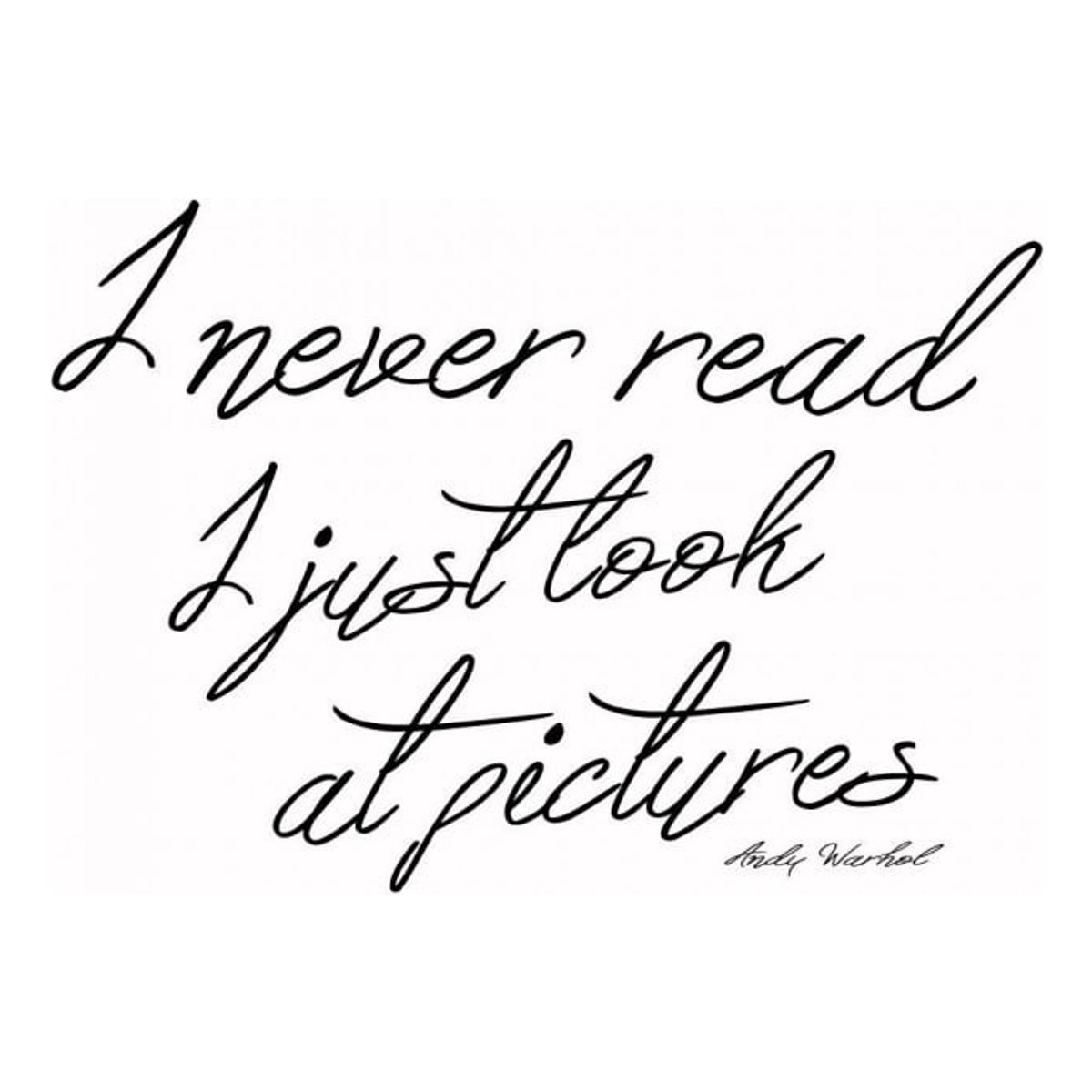 GENERICO - Decomural I Just Look At Pictures Andy Warhol WS-44019