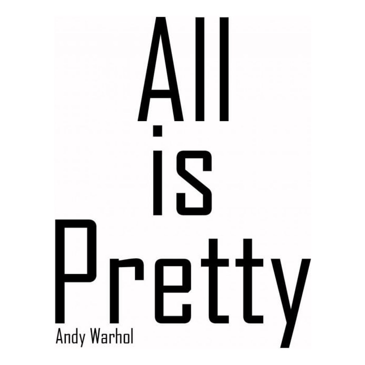 GENERICO - Decomural All Is Pretty Andy Warhol Life WS-44020