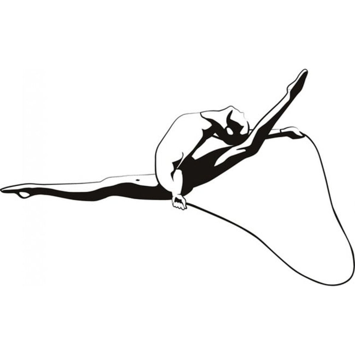GENERICO - Decomural Gymnast Jump Dance Sports WS-18660