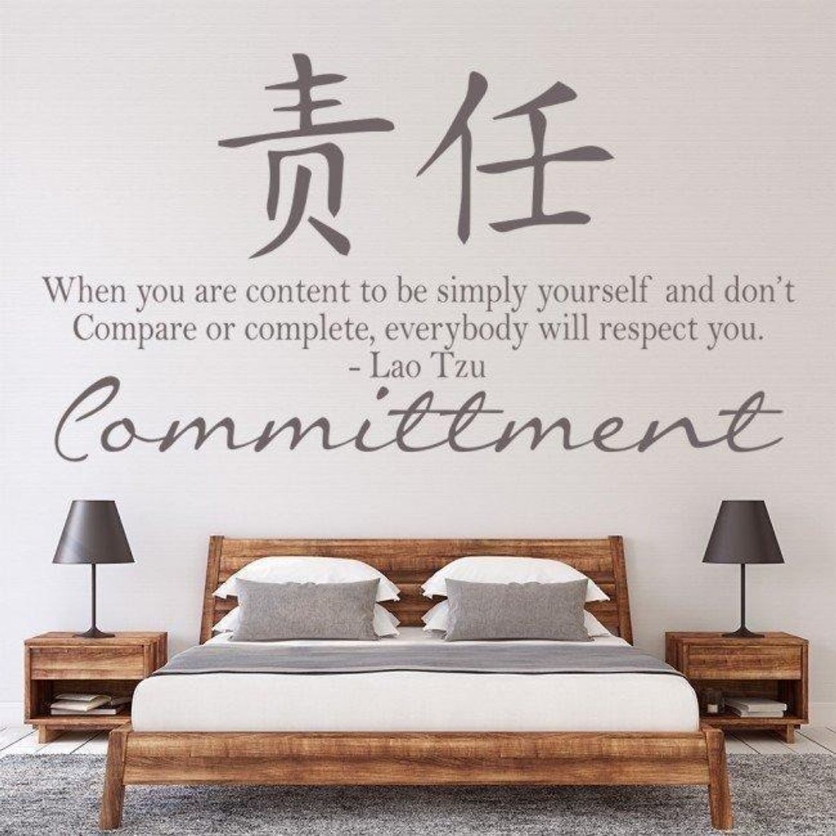 GENERICO - Decomural Commitment Chinese Symbol WS-34119