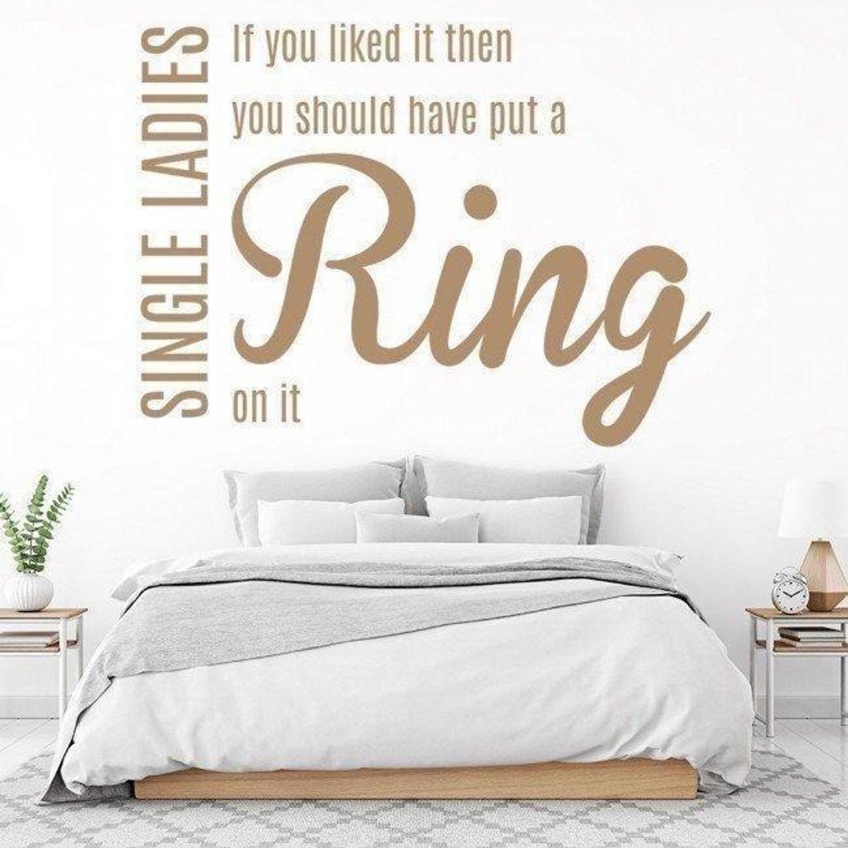 GENERICO - Decomural Single Ladies Beyonce Song Lyrics WS-44039