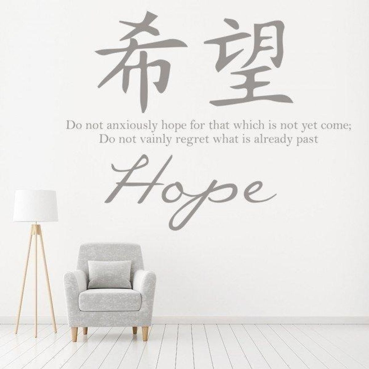 GENERICO - Decomural Hope Chinese Symbol WS-34120