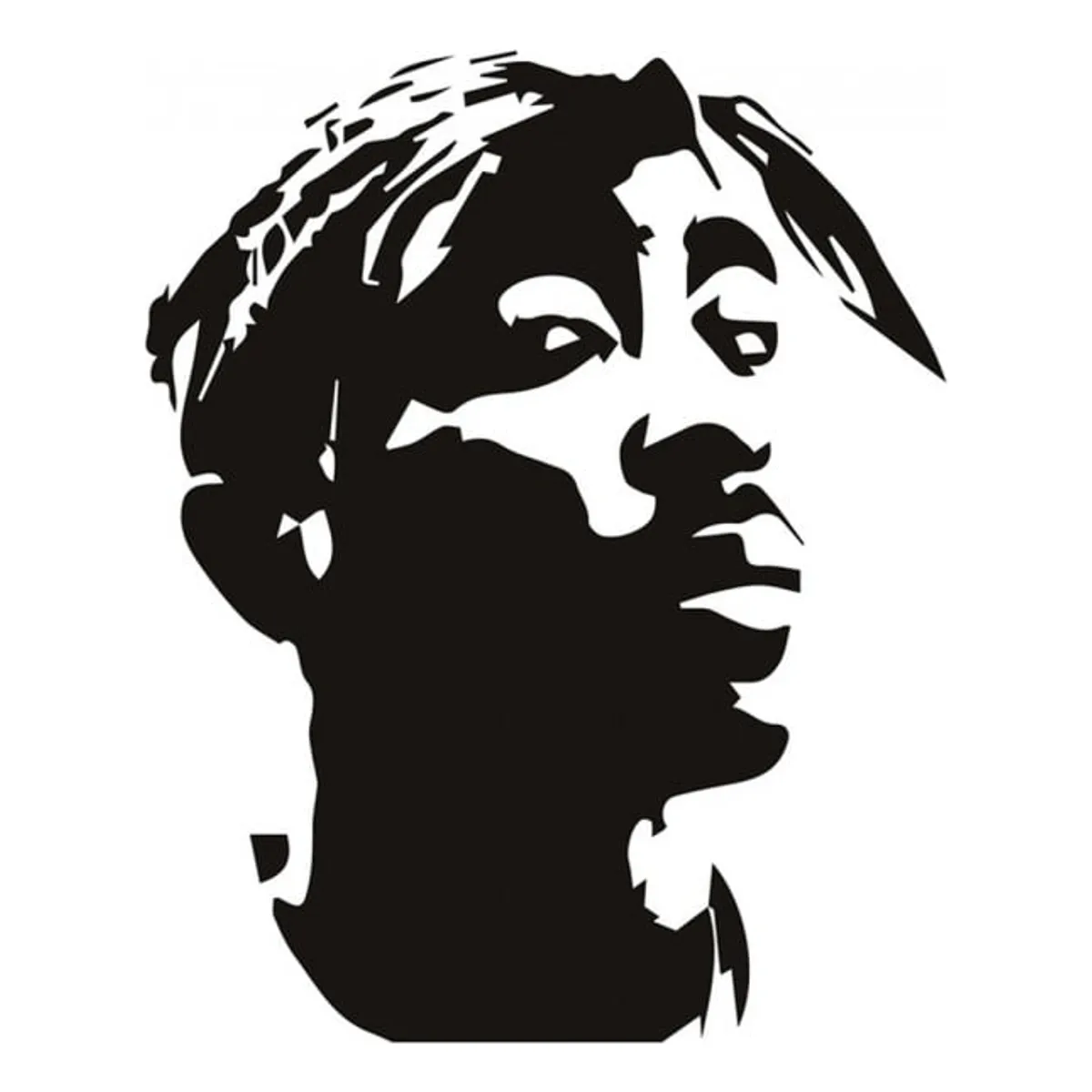 Decomural 2pac Rapper Tupac Shakur Music WS-32487, marca GENERICO - Foto Principal