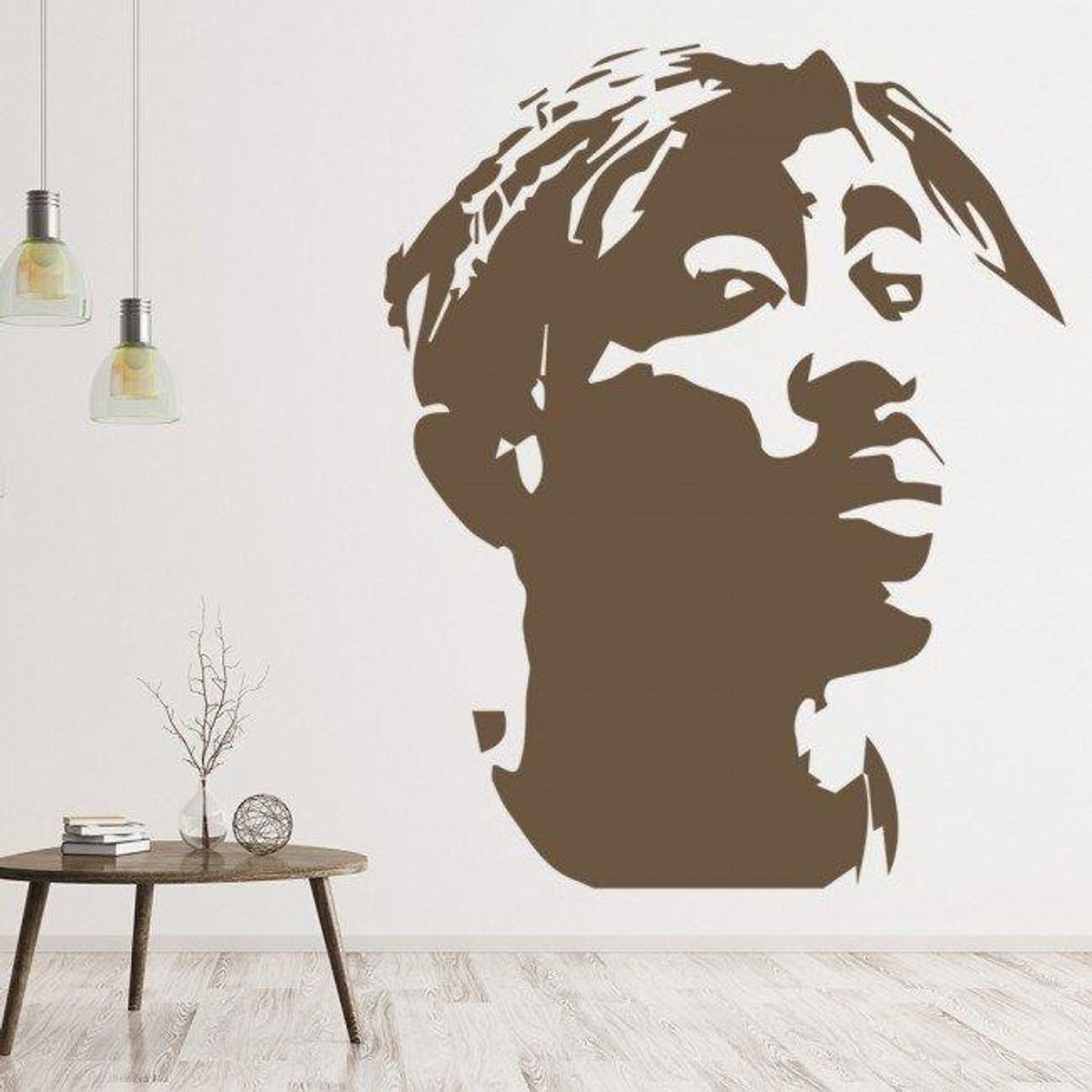 Decomural 2pac Rapper Tupac Shakur Music WS-32487, marca GENERICO - Foto 2