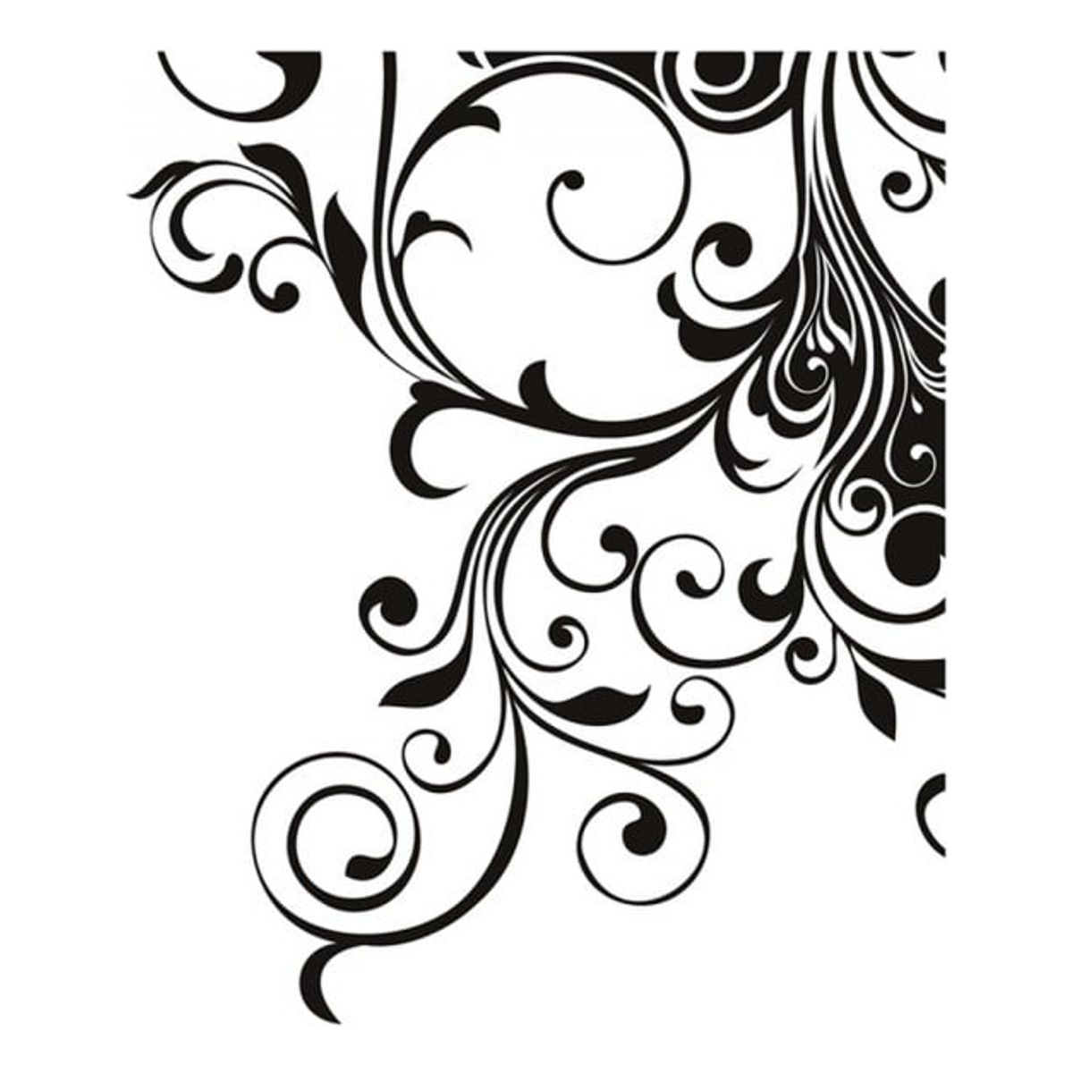 GENERICO - Decomural Curls And Swirls Corner WS-18680