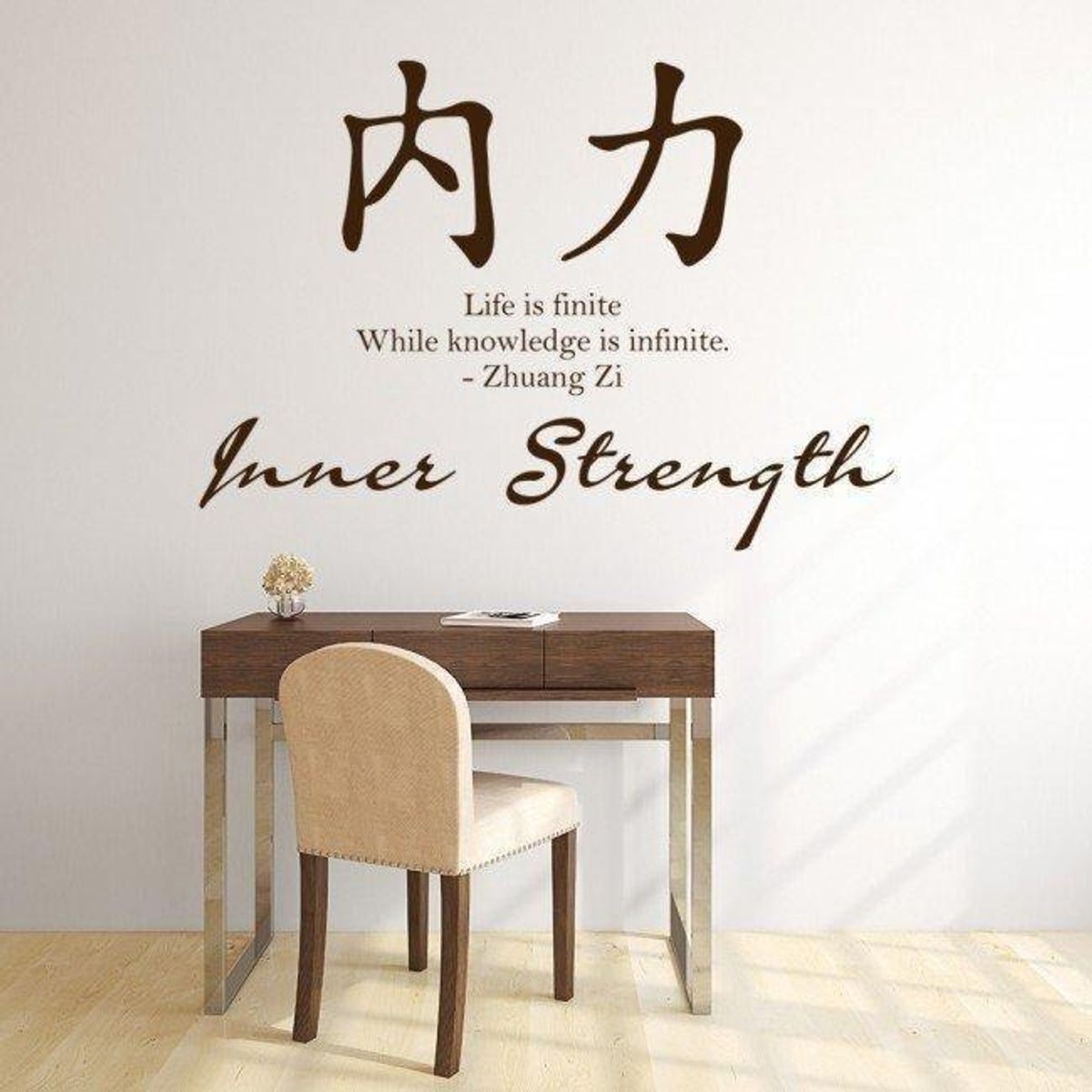 GENERICO - Decomural Inner Strength Chinese Symbol WS-34131