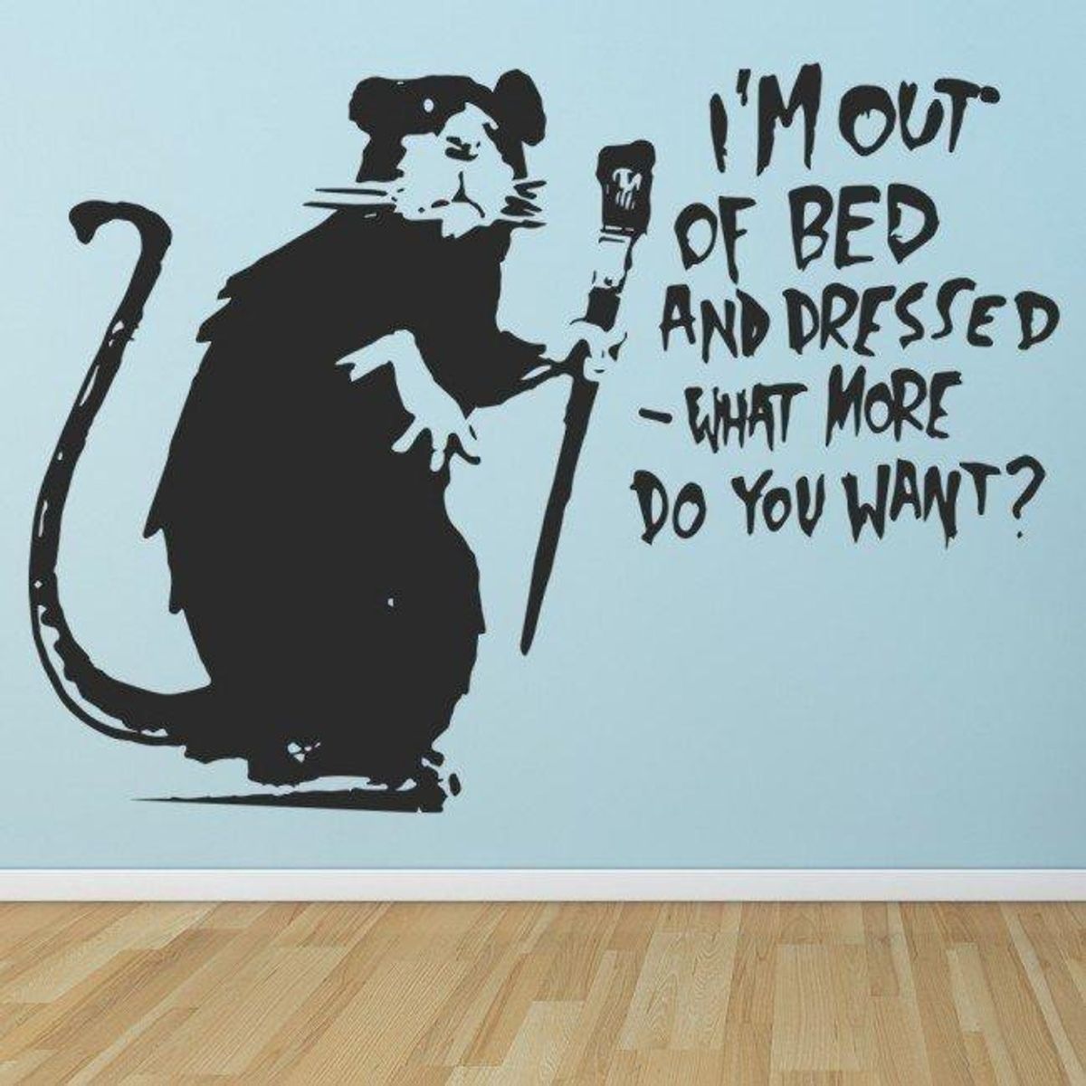 GENERICO - Decomural Lazy Rat Banksy WS-32501