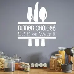 GENERICO - Decomural Dinner Choices Funny Kitchen WS-32512