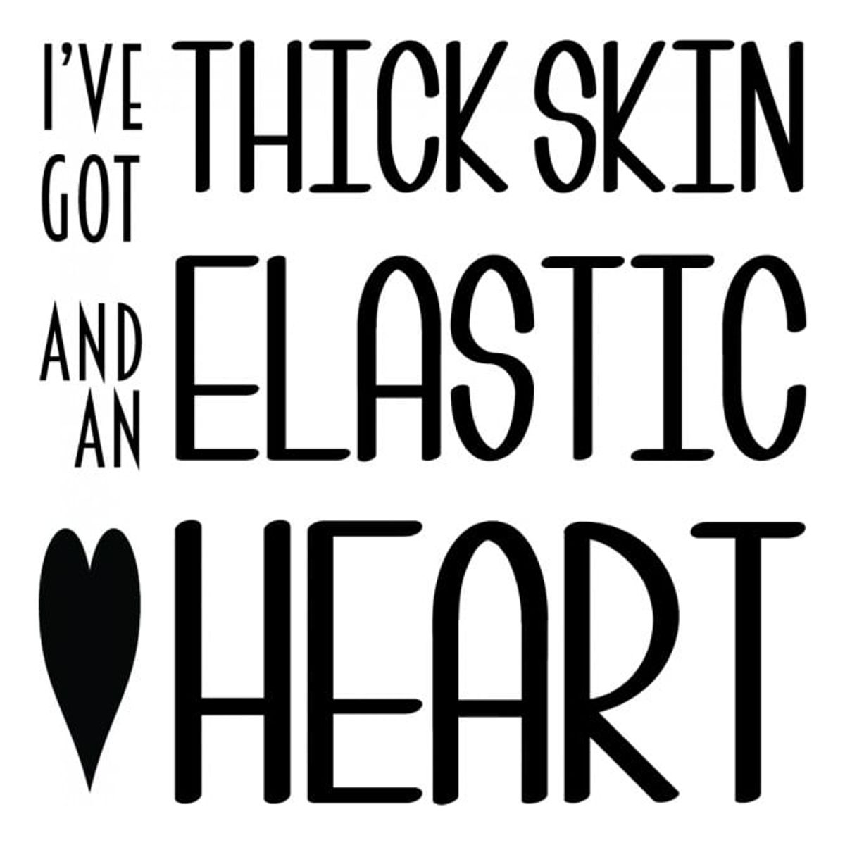 GENERICO - Decomural Elastic Heart Sia Song Lyrics WS-44059