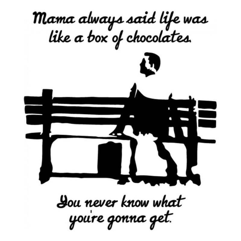 GENERICO - Decomural Forrest Gump Movie WS-34144