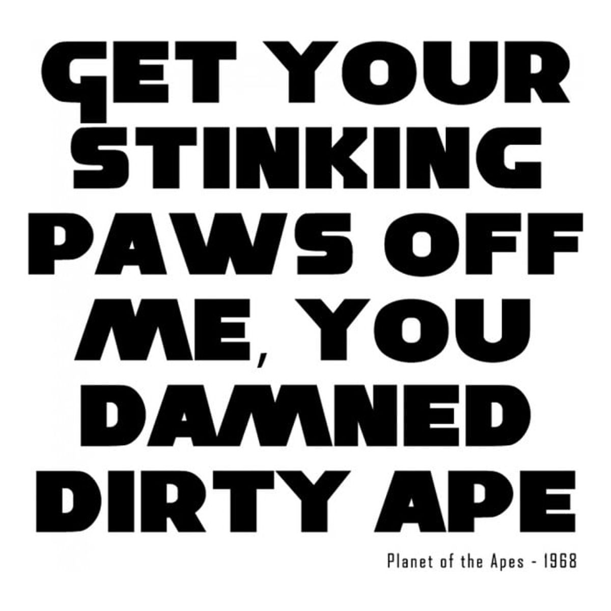 GENERICO - Decomural Damned Dirty Ape Planet Of The Apes WS-34152