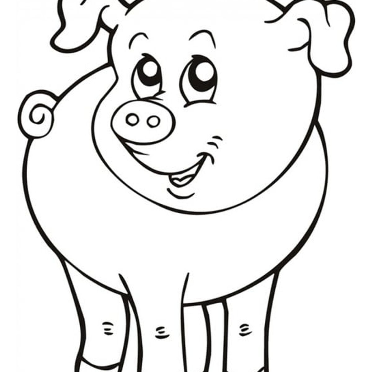 GENERICO - Decomural Cute Pig Farm Animals WS-18720