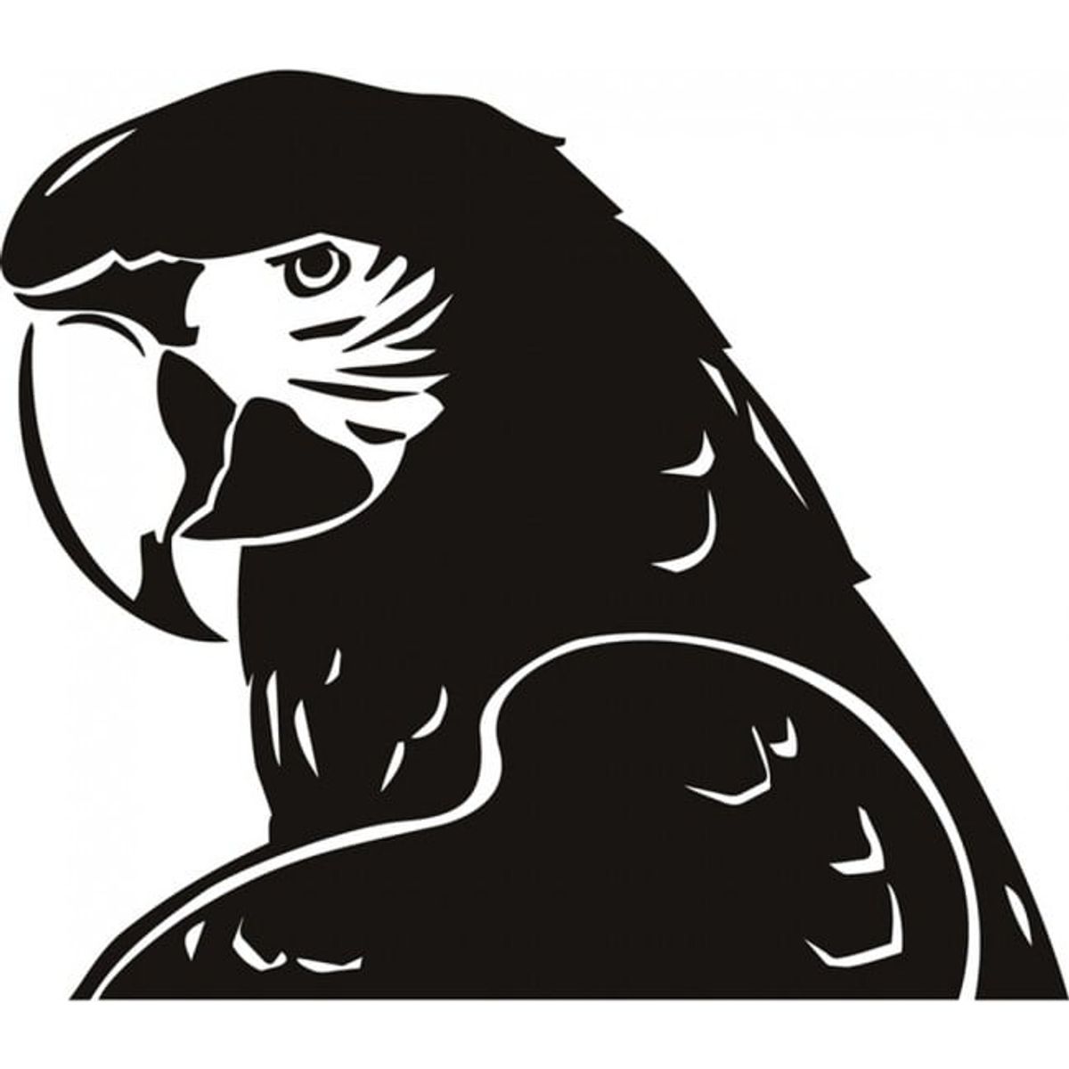 GENERICO - Decomural Macaw Parrot Tropical Bird WS-18722